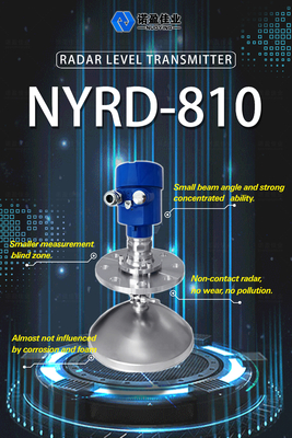 ভালো দাম 26GHz NYRD-810 উচ্চ ফ্রিকোয়েন্সি মিটার ওয়েভ রাডার সলিড লেভেল সেন্সর গাইডেড রাডার অ্যাসিড লেভেল ট্রান্সমিটার অনলাইন