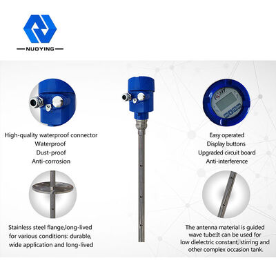 ভালো দাম 6m/15m রেঞ্জ এবং রড অ্যান্টেনা সহ তরল পদার্থের জন্য NYRD704 1.8GHz কোক্সিয়াল প্রোব গাইডেড ওয়েভ রাডার লেভেল ট্রান্সমিটার অনলাইন